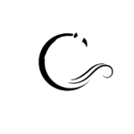A la croisée des murmures, centre d'équithérapie logo noir et blanc